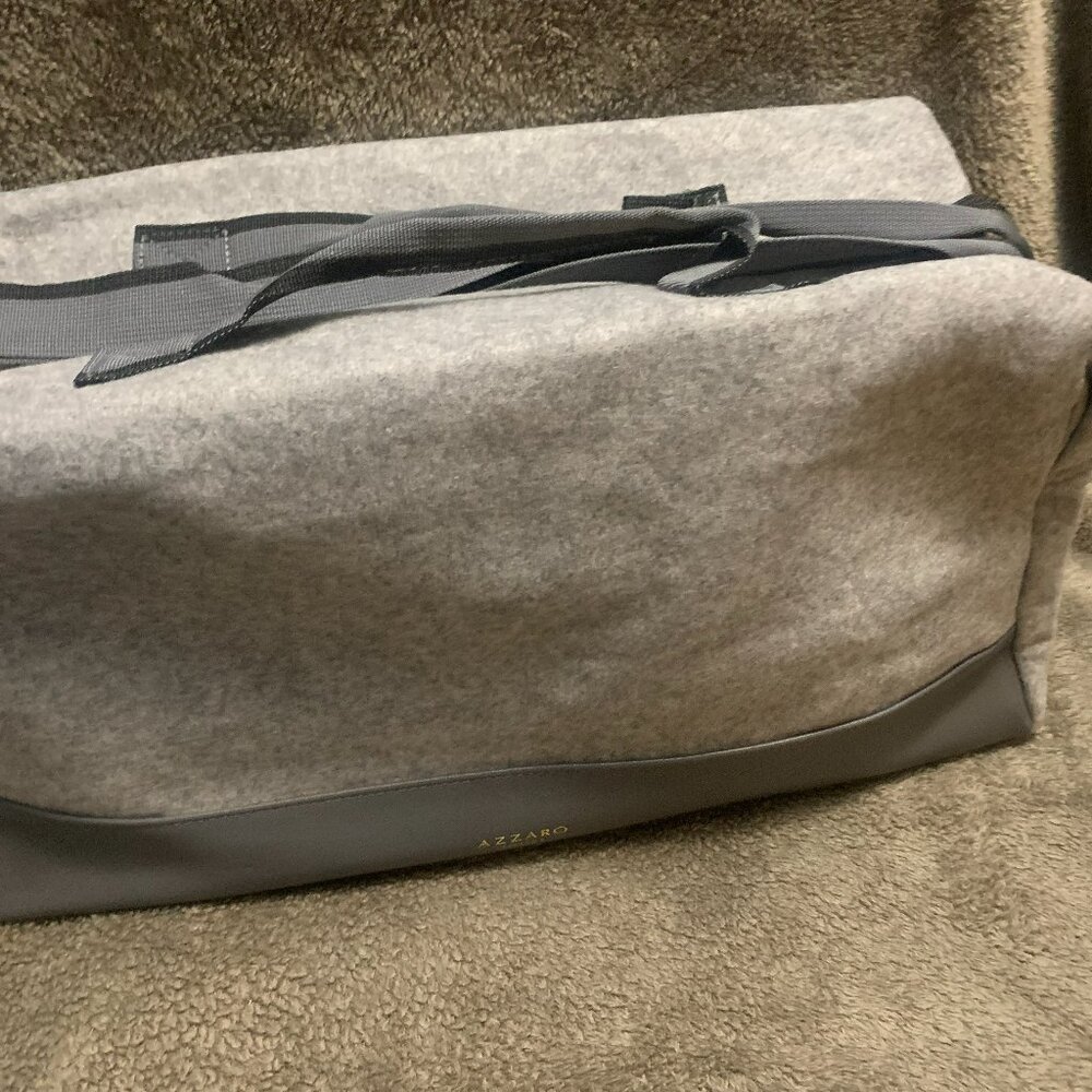 Grey Weekender Travel Bag for Women & Men - Large Overnight  Bag